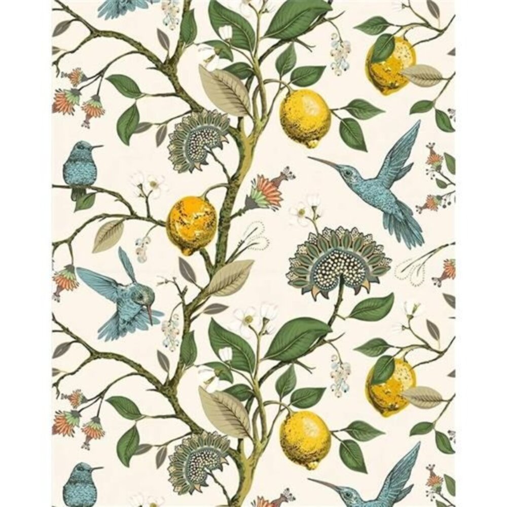 Meihodan Blue Bird Self Adhesive Wallpaper:17.7in x 9.8ft, Removable, Waterproof